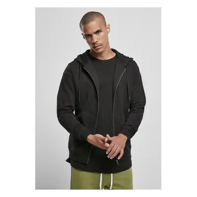 Urban Classics Základní Terry Zip Hoody černá 91355979