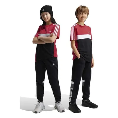 Dětské tepláky adidas černá barva, s aplikací 90765154