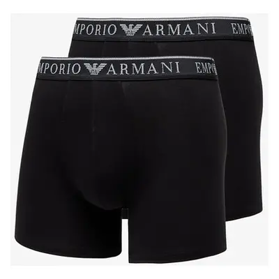 Boxerky EA7 Emporio Armani Mens Knit Trunk 2-Pack Nero/ Nero L 100265693