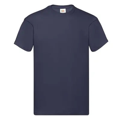 Navy blue mens t-shirt Original Fruit of the Loom 85801416