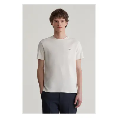 TRIČKO GANT TEXTURED SS TSHIRT CREAM 99502065