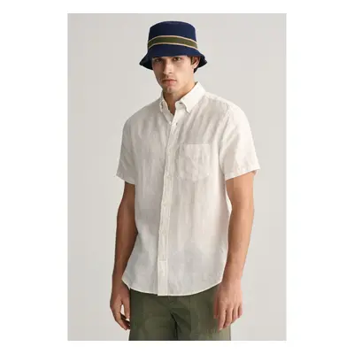 KOŠILE GANT REG LINEN SS SHIRT WHITE 91881741