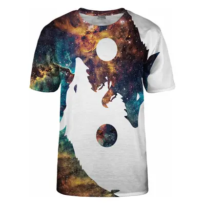 Bittersweet Paris Tričko Galaxy Yin Yang Wolf T-shirt 78319493