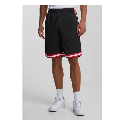 Urban Classics Stripes Mesh Shorts blkredwht 91377764