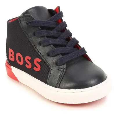 Dětské sneakers boty BOSS tmavomodrá barva 84267422