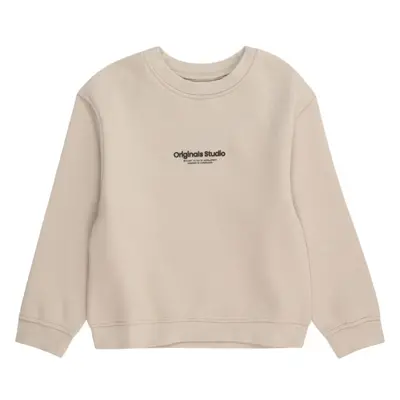 Jack & Jones Junior Mikina JORVesterbro béžová / černá 96044823