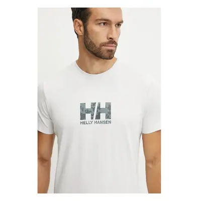 Bavlněné tričko Helly Hansen CORE GRAPHIC černá barva, 53936 99211279