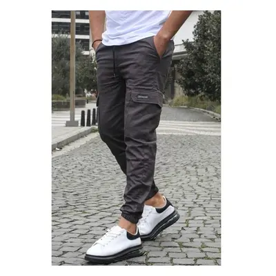 Madmext Smoked Cargo Pocket Jogger Pants 5437 98805245