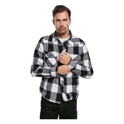 Pánská košile Brandit Checked Shirt - černá, bílá 53189946