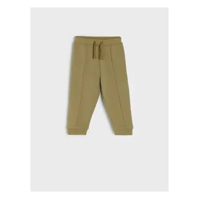 Sinsay - Tepláky jogger - khaki 90092598