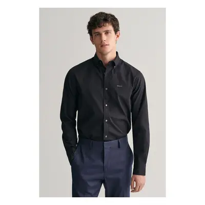 KOŠILE GANT REG PINPOINT OXFORD SHIRT BLACK 98596889