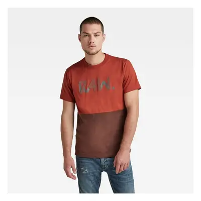 T-shirt - G-star RAW 7411 C&S tee orange 99803866