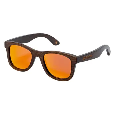 Meatfly sluneční polarizační brýle Bamboo Dark Orange | Oranžová 84460383