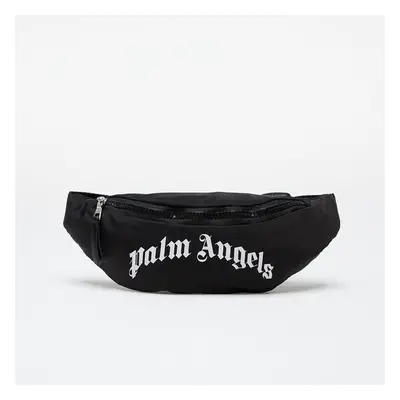 Ledvinka Palm Angels Kids Curved Logo Fanny Pack Black/ White 98131547