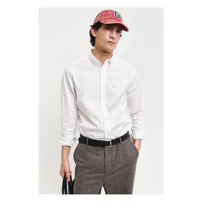 KOŠILE GANT REG PINPOINT OXFORD SHIRT WHITE 98596891