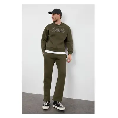 Trendyol Collection Muži Teplákovka Khaki 99299652