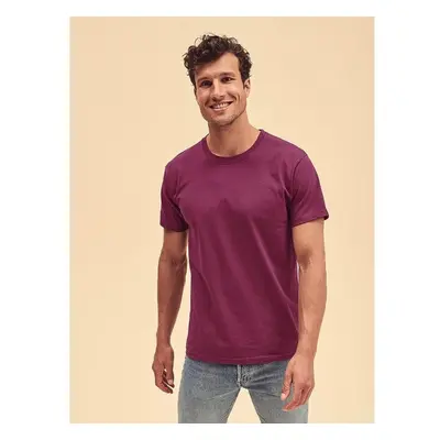 Burgundy Mens T-shirt Valueweight Fruit of the Loom 85801458