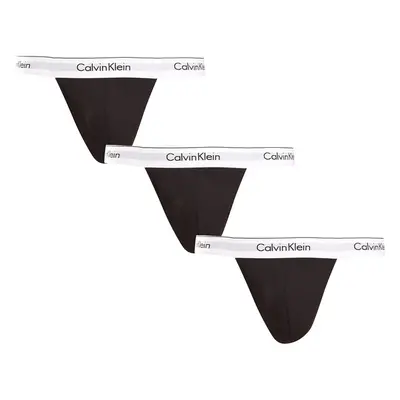 3PACK pánská tanga Calvin Klein černá (NB3226A-001) 100213573