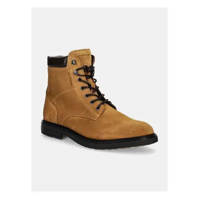 Semišové kotníkové boty Tommy Hilfiger HILFIGER OUTDOOR SUEDE BOOT 99278775