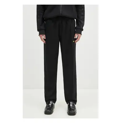 Tepláky s příměsí vlny adidas Originals Track Pant černá barva, s 100028250