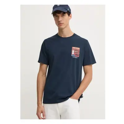 Bavlněné tričko Pepe Jeans AENYS tmavomodrá barva, s potiskem, 100263530