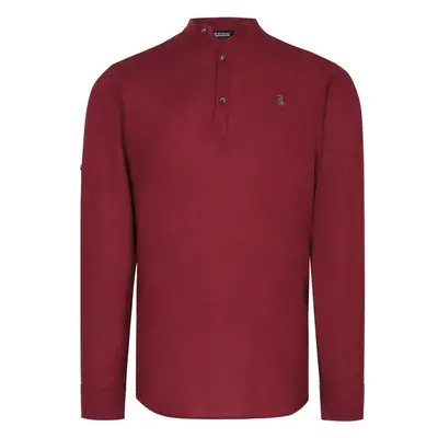 G783 DEWBERRY JUDGE COLLAR MENS SHIRT-BURGUNDY 99791506