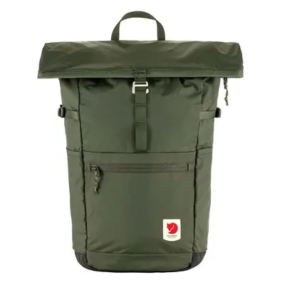 Batoh Fjallraven High Coast Foldsack 24L zelená barva, velký, hladký, 100028209