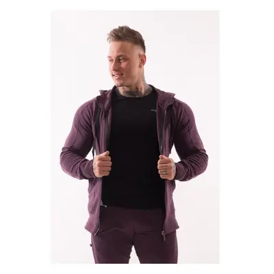 NEBBIA AW Zip Up Hoodie BURGUNDY 100162488