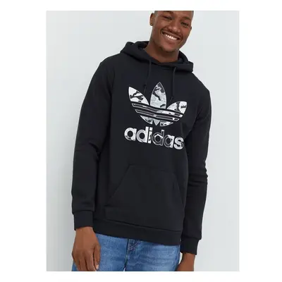 Mikina adidas Originals pánská, černá barva, potiskem 72308007