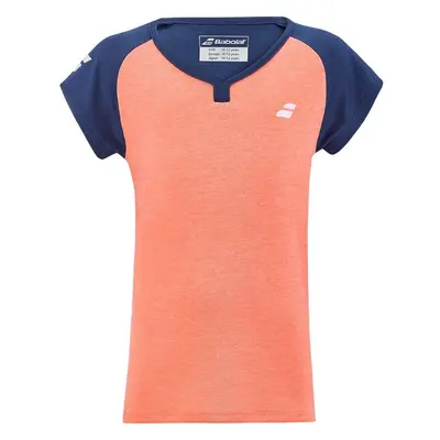 Dívčí tričko Babolat Play Cap Sleeve Top Fluo Strike 8 99600186