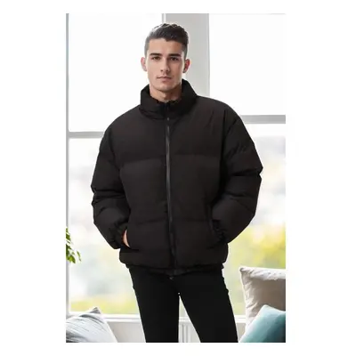 66766 Dewberry Oversize Mens Padding Jacket-BLACK 99843002