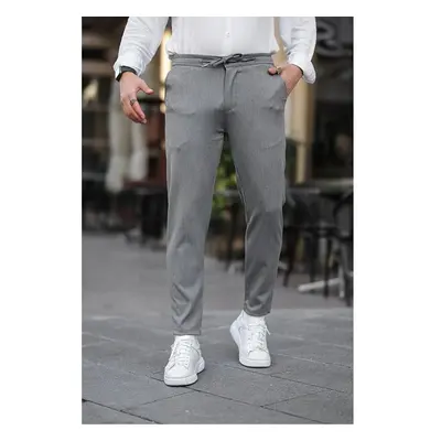 34958 Dewberry Slimfit Jogger Seasonal Mens Trousers-GREY 99796738