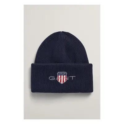 ČEPICE GANT ARCHIVE SHIELD COTTON BEANIE MARINE 99405523