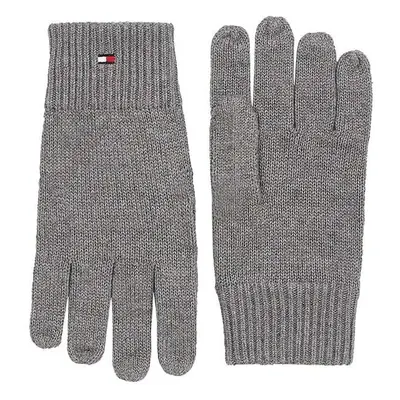 Tommy Hilfiger Gloves - ESSENTIAL FLAG KNITTED GLOVES grey 99793831