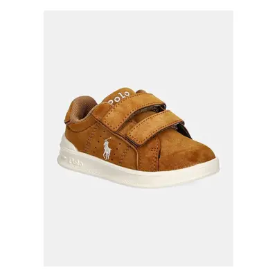 Dětské sneakers boty Polo Ralph Lauren HERITAGE COURT III EZ béžová 99279232