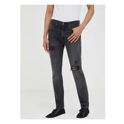 Džíny Levis 512 SLIM TAPER pánské, šedá barva 83074147