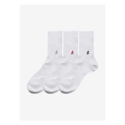 Ponožky Gramicci 3-pack Basic Crew Socks pánské, bílá barva, SX.M04 90925232