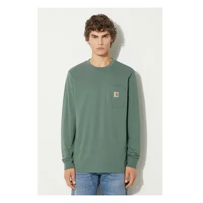 Bavlněné tričko s dlouhým rukávem Carhartt WIP Longsleeve Pocket 99247487