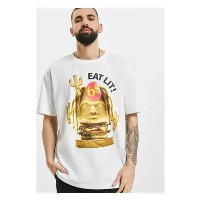 Mister Tee Eat Lit Oversize Tee bílé 87563458