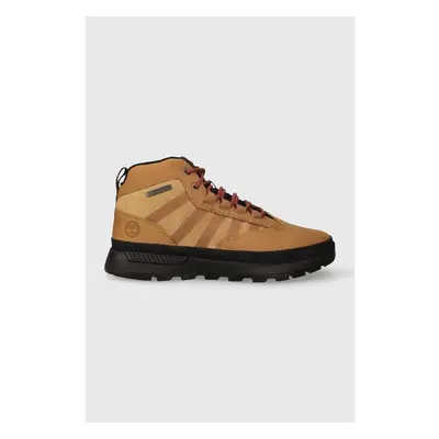 Boty Timberland Euro Trekker Mid Leather pánské, žlutá barva, 99834055