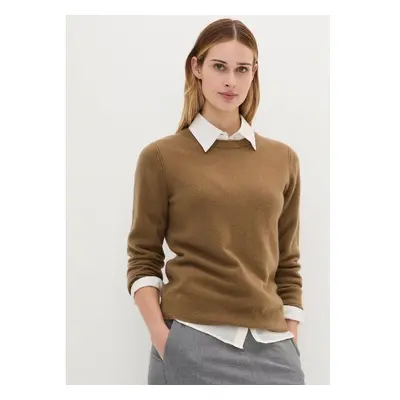 bonprix Kašmírový svetr s podílem Good Cashmere Standard Hnědá 15095203