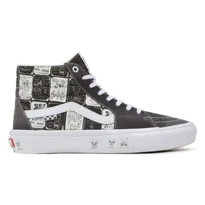 BOTY VANS Skate SK8-Hi (DANIEL JOHNSTON) - šedá - 69767849