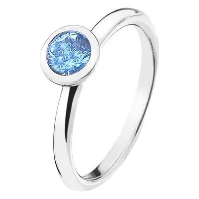 Stříbrný prsten Hot Diamonds Emozioni Scintilla Blue Peace 25 18538063