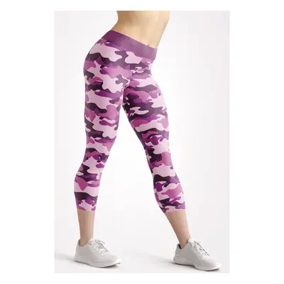 UTOPY 3/4 Dámské sportovní legíny Art of Camo Pink 50863362