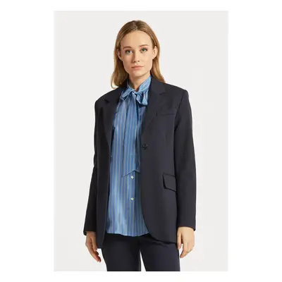 SAKO GANT REG JERSEY BLAZER EVENING BLUE 83122046