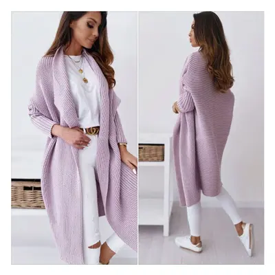 Fashionweek Dlouhý elegantní cardigan,pletený kabát NADIA 68558863