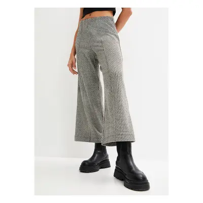 bonprix Kalhoty Culotte Černá 22107663