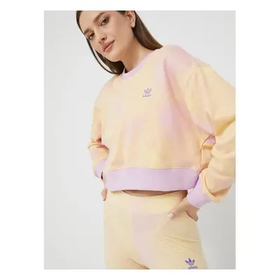 Bavlněná mikina adidas Originals dámská, , vzorovaná 72986512