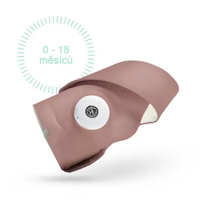 Owlet Smart Sock 3 - Sada příslušenství 0-18 měsíců (Matně růžová)