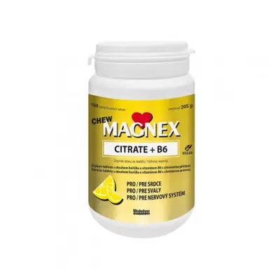 Magnex Citrate 375mg+B6 chew tbl.100